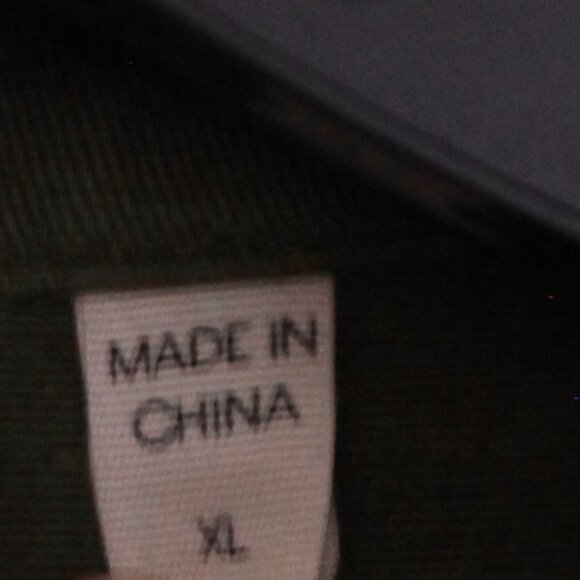 Anthropologie Dolan Olive Green Ruffle Utility Jacket Cotton - Picture 4 of 13